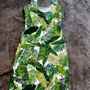 Floral body con dress